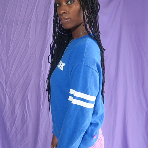 VS Pink Blue Long sleeve top - Picture 3 of 6